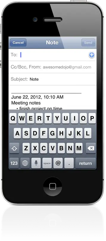 Eine Note Screenshot
